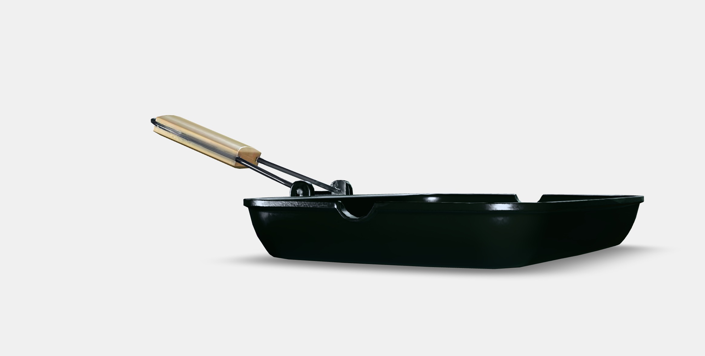 GRILLA Grill pan Low-poly 3D model_5