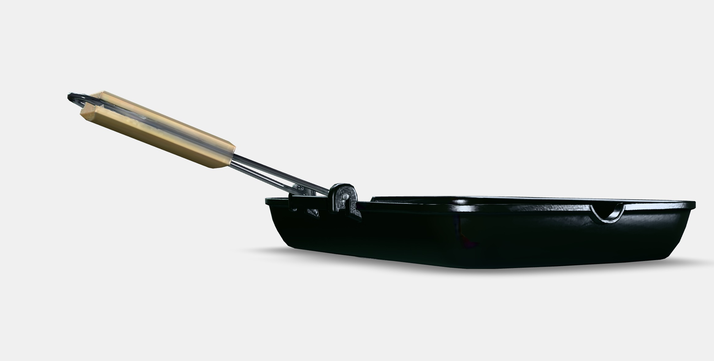 GRILLA Grill pan Low-poly 3D model_2