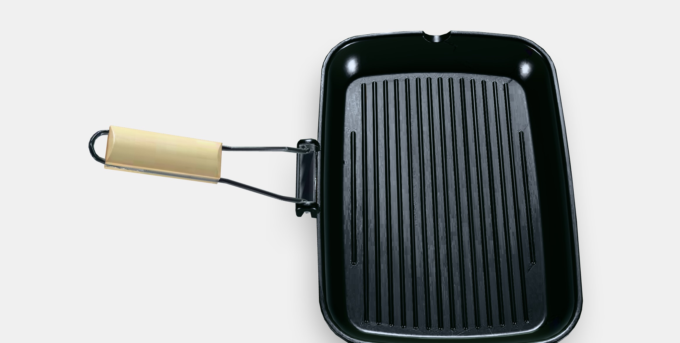 GRILLA Grill pan Low-poly 3D model_8