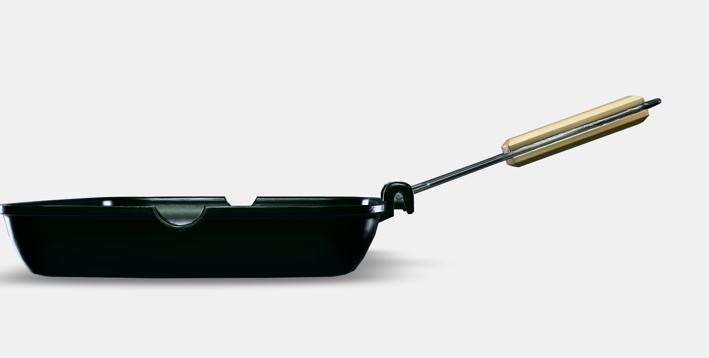 GRILLA Grill pan Low-poly 3D model_11