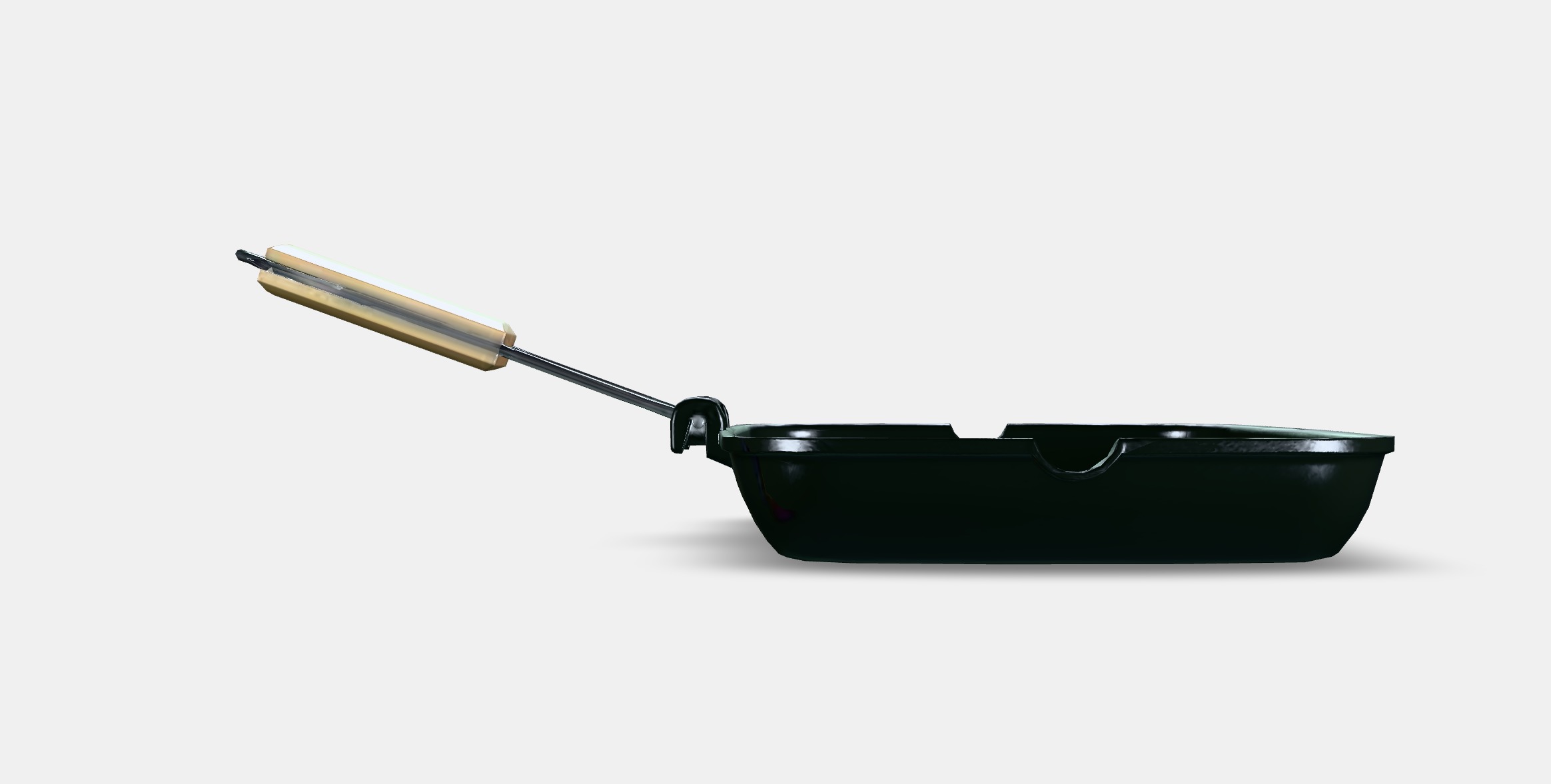 GRILLA Grill pan Low-poly 3D model_15