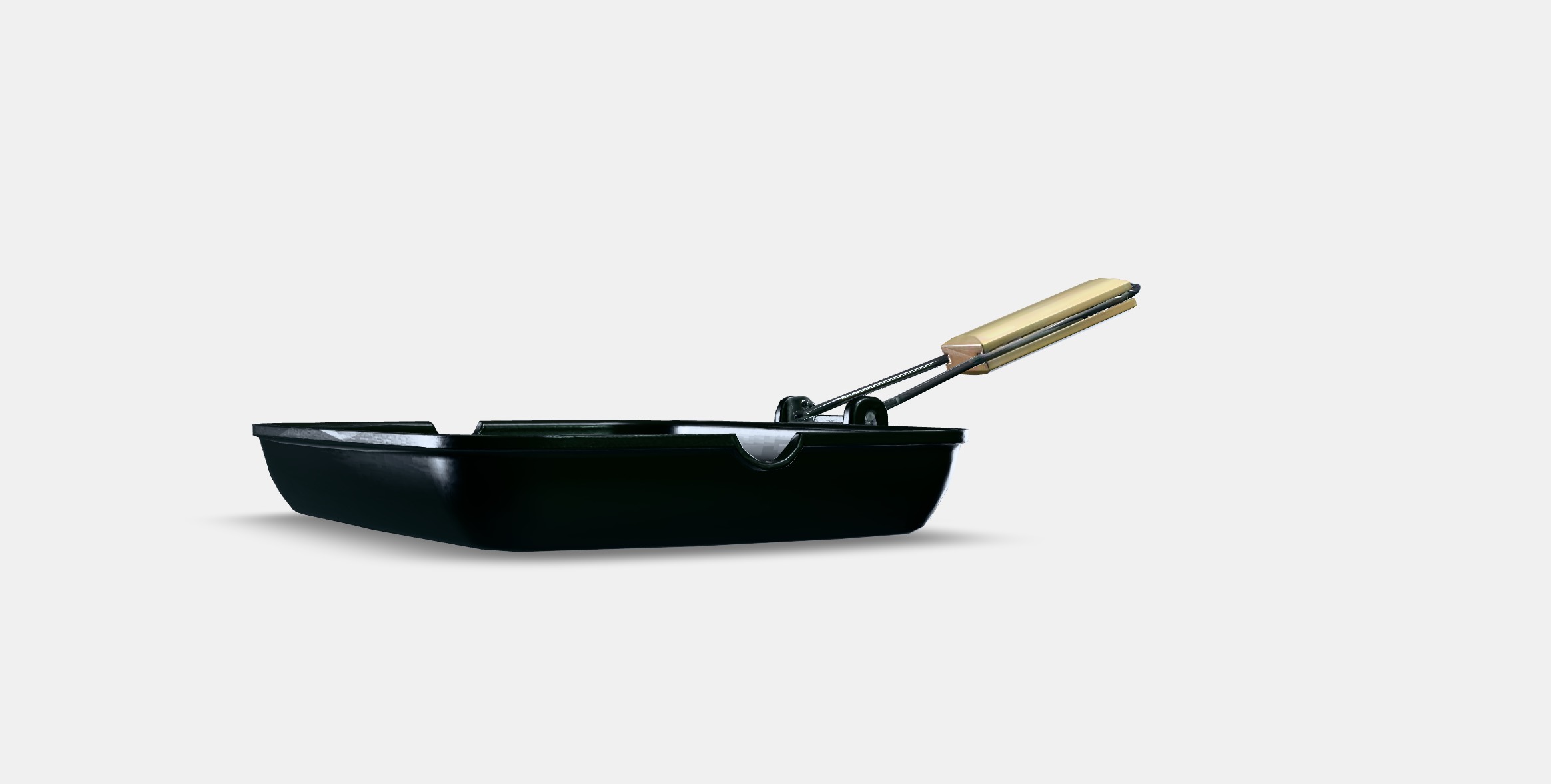 GRILLA Grill pan Low-poly 3D model_9