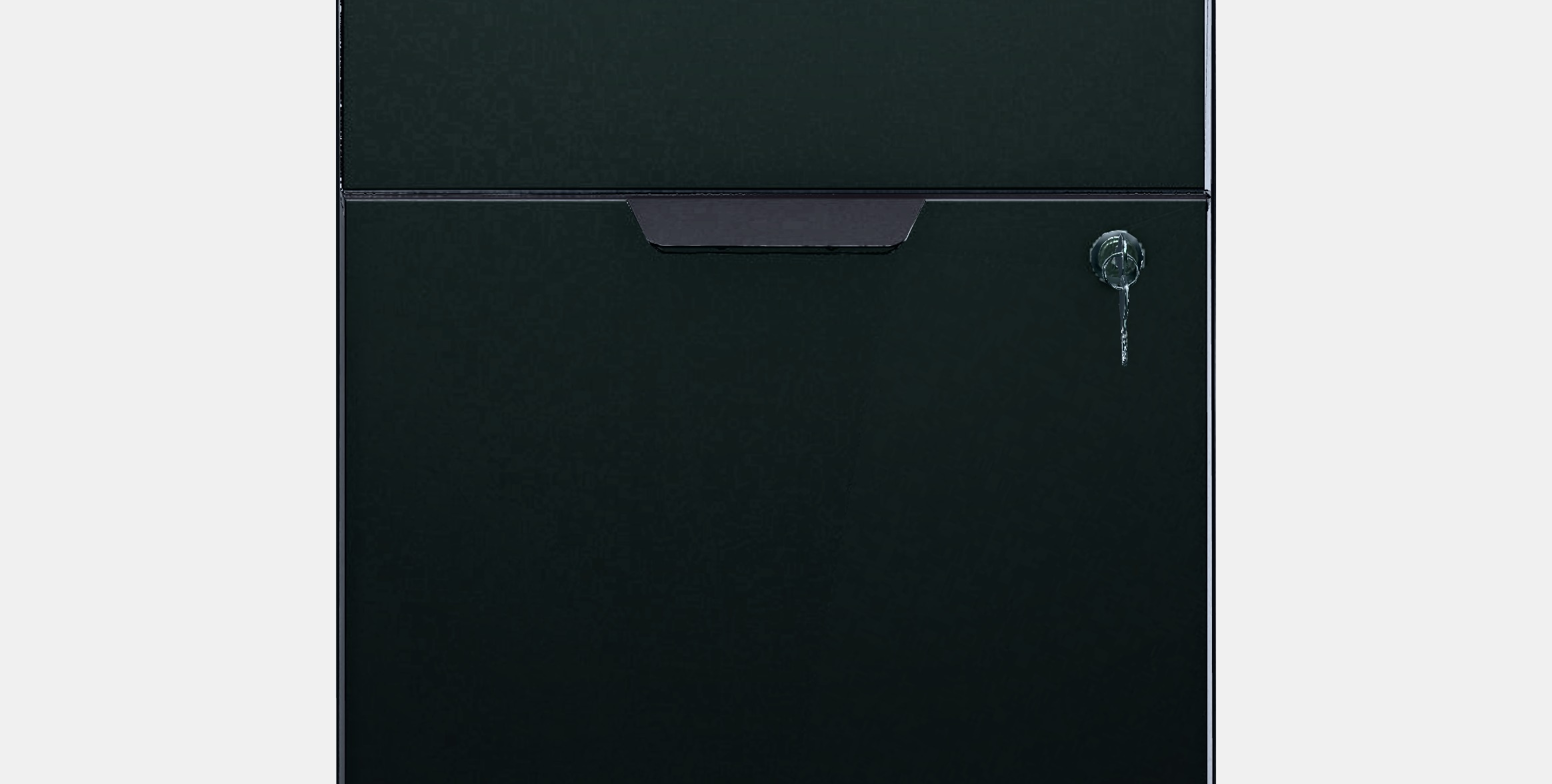 TROTTEN Drawer unit w 2 drawers on casters Low-poly 3D model_11