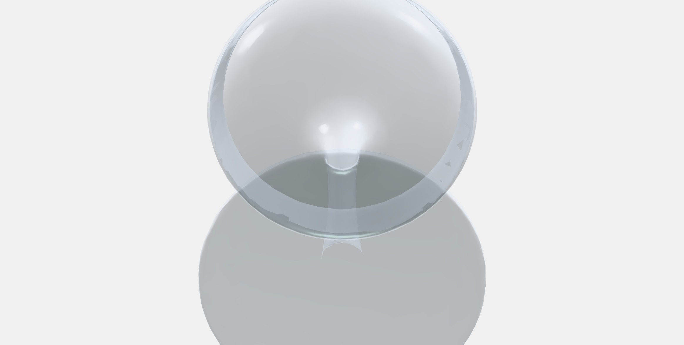 STORHET Champagne coupe Low-poly 3D model_8