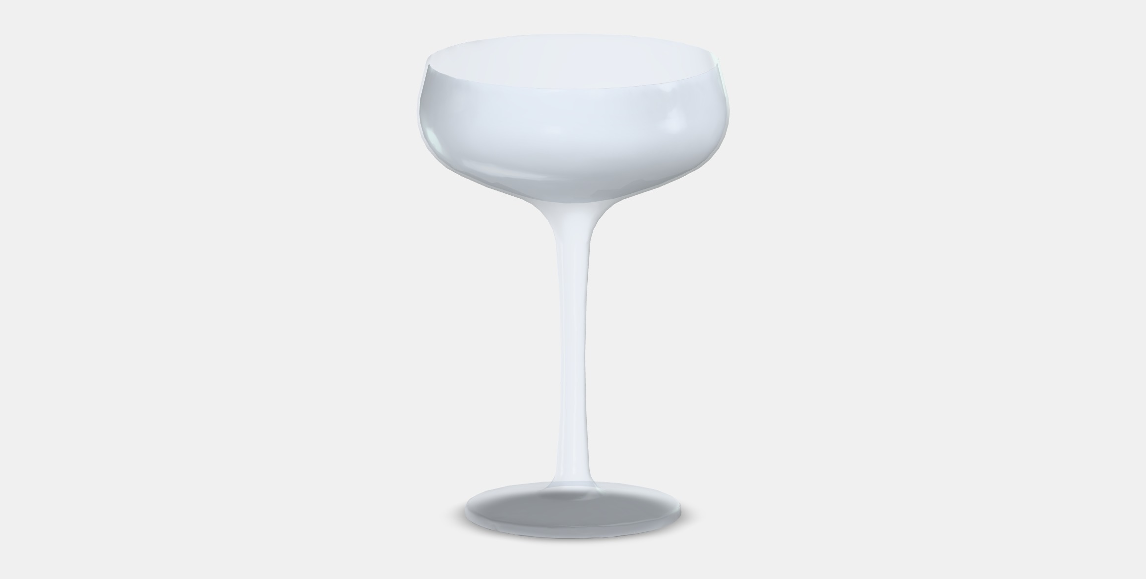 STORHET Champagne coupe Low-poly 3D model_5