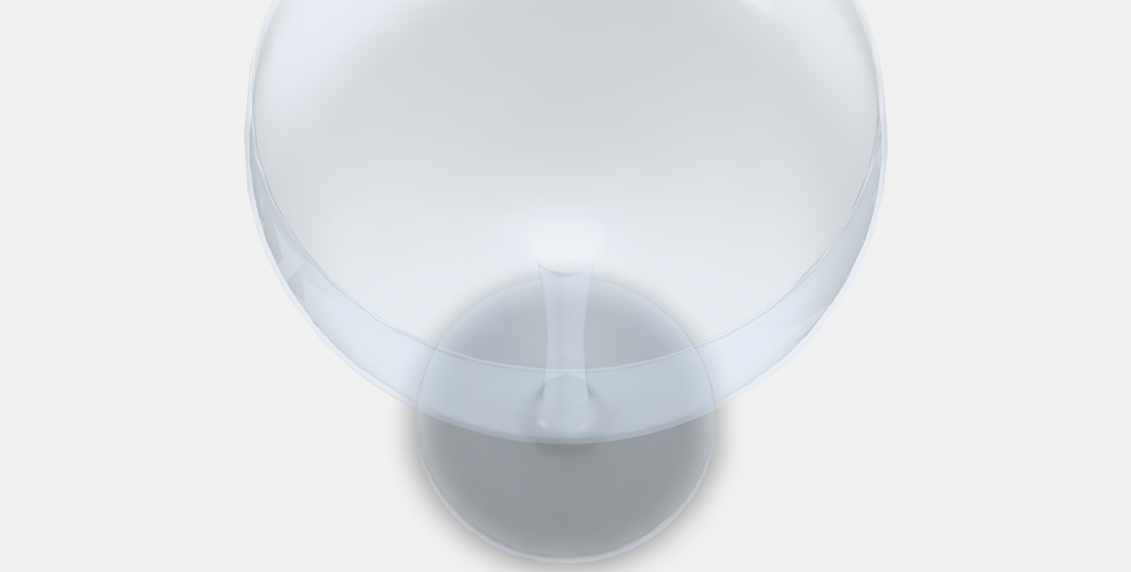 STORHET Champagne coupe Low-poly 3D model_4