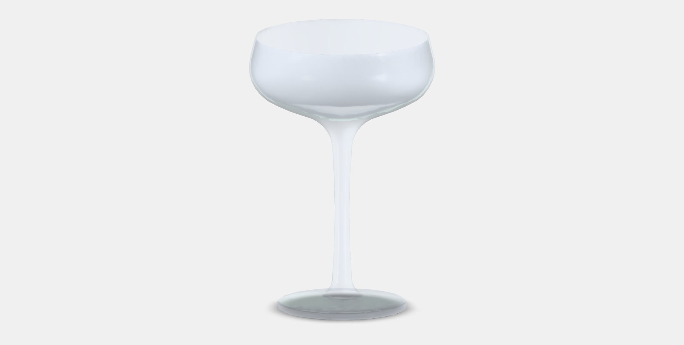 STORHET Champagne coupe Low-poly 3D model_14