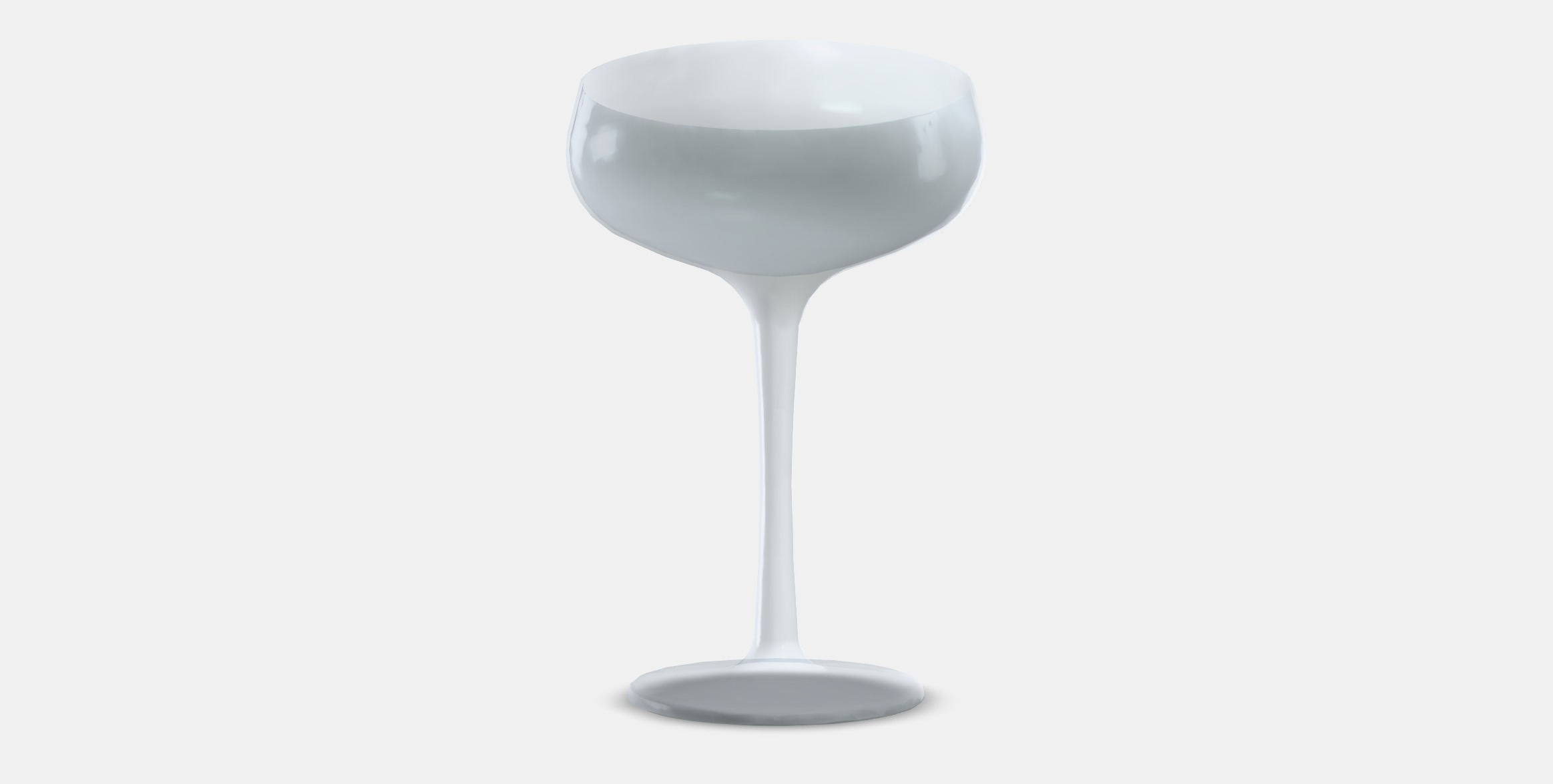 STORHET Champagne coupe Low-poly 3D model_3