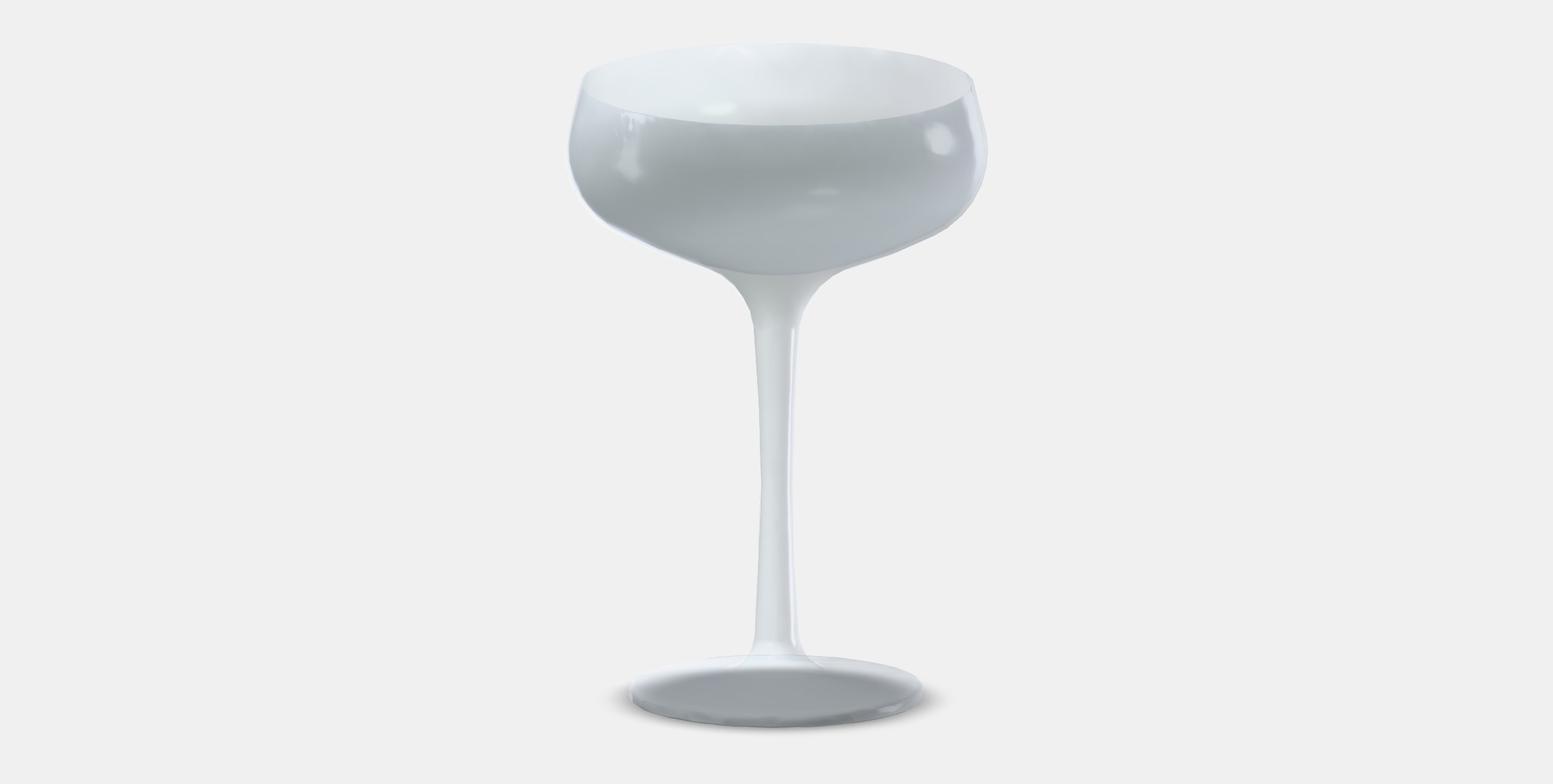 STORHET Champagne coupe Low-poly 3D model_12