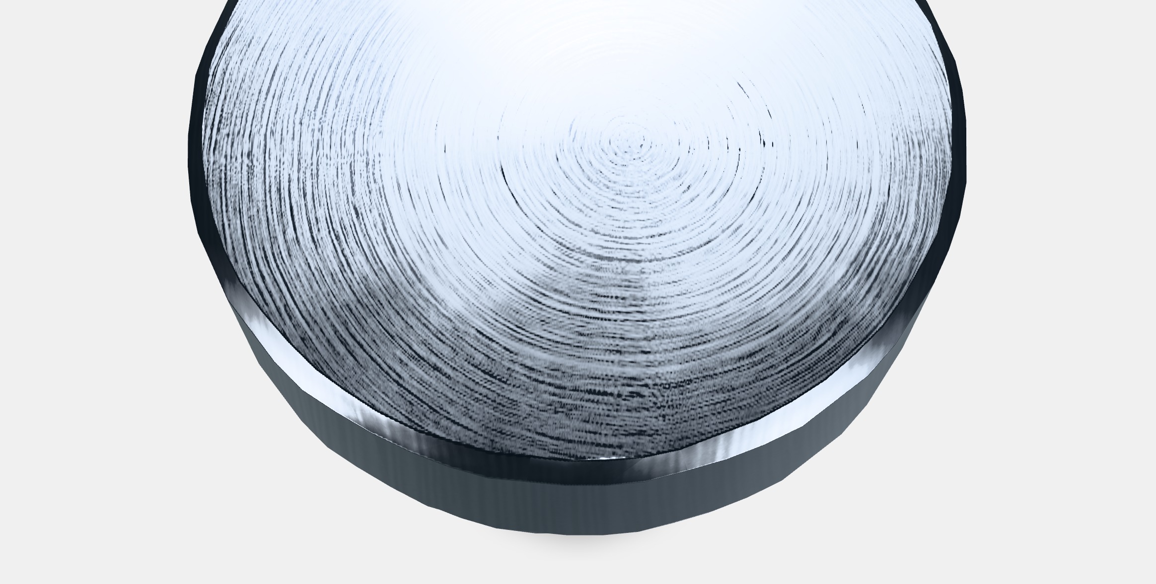 BAGGANAS Knob 1 Low-poly 3D model_3