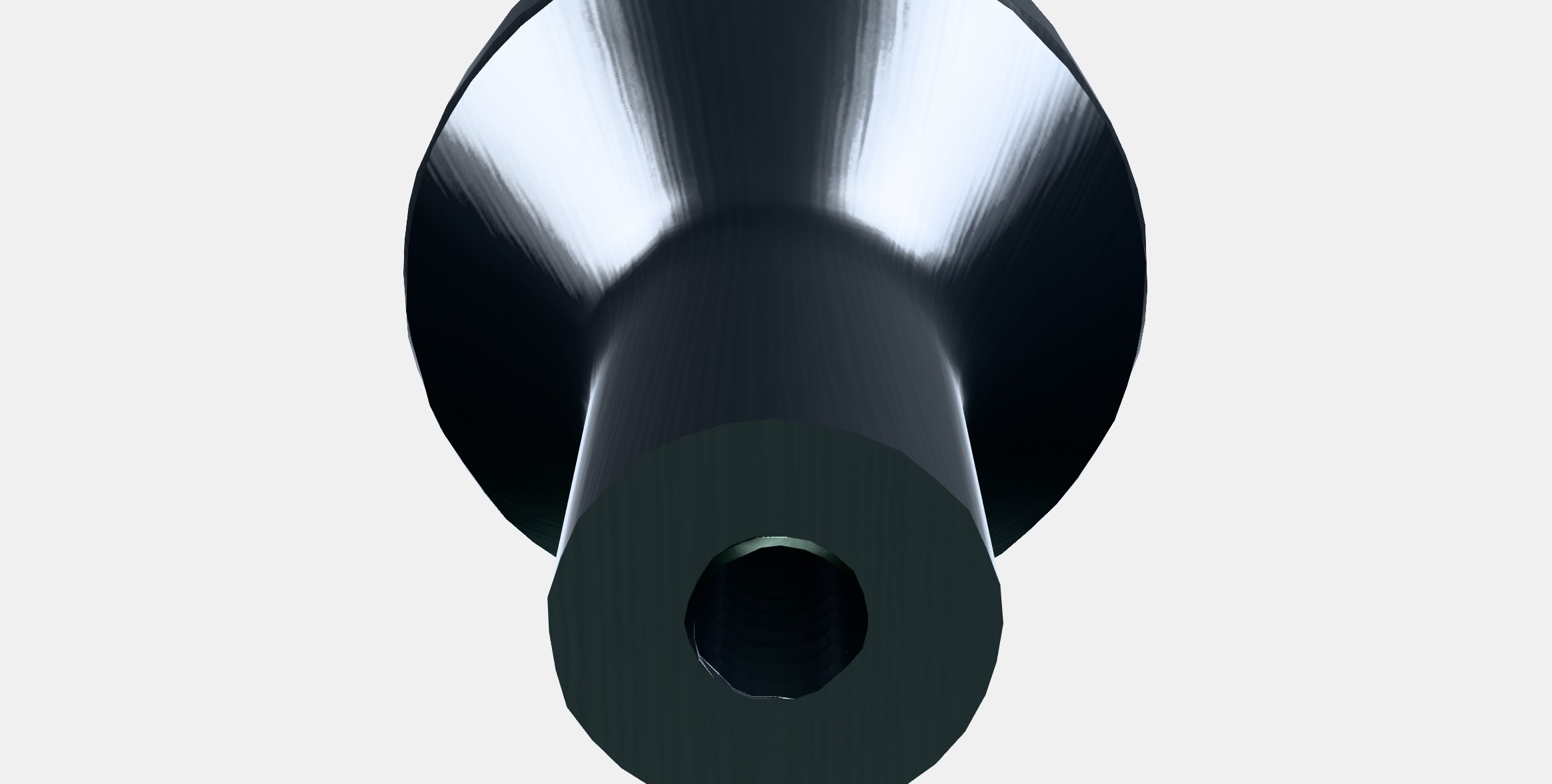 BAGGANAS Knob 1 Low-poly 3D model_8