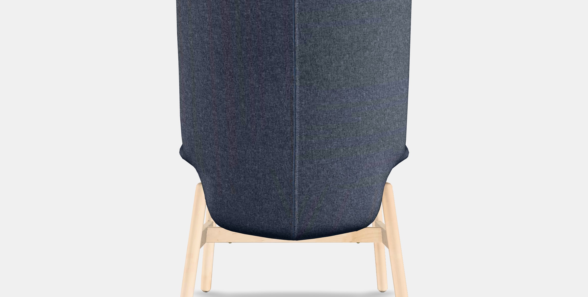 VEDBO High back armchair Low-poly 3D model_15