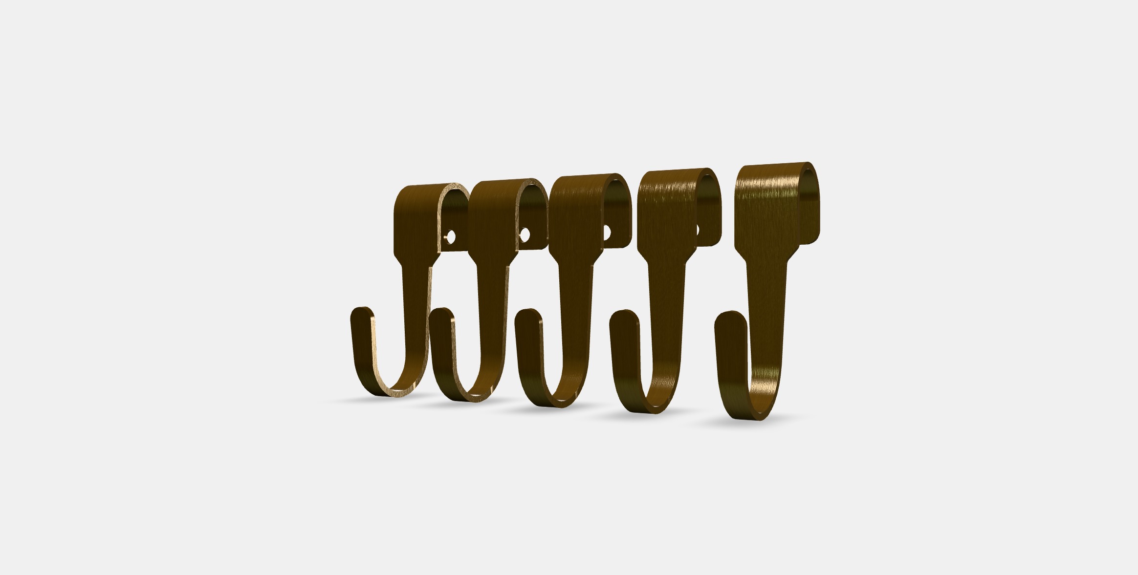 HULTARP Hook 1 Low-poly 3D model_14