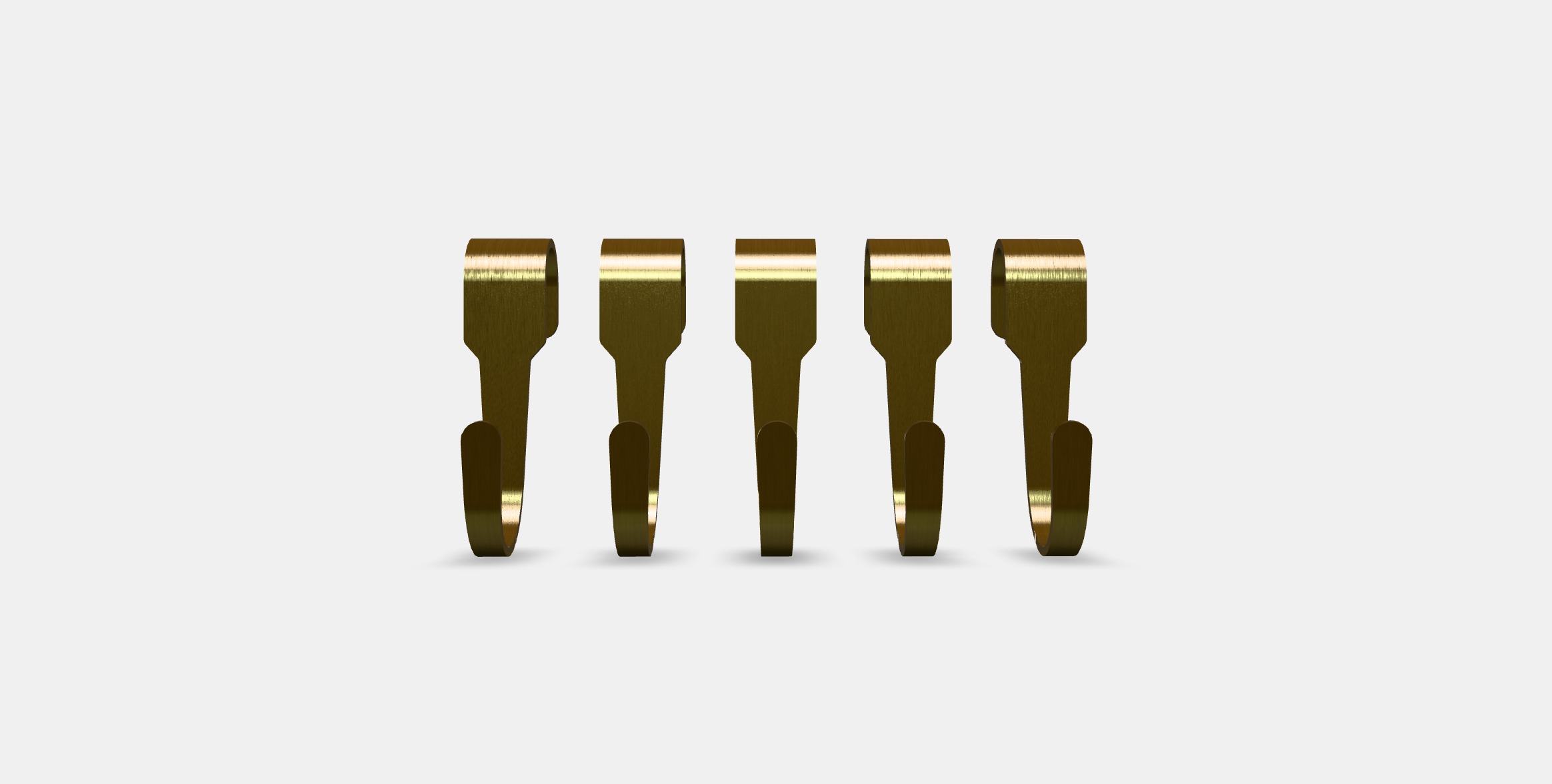 HULTARP Hook 1 Low-poly 3D model_9