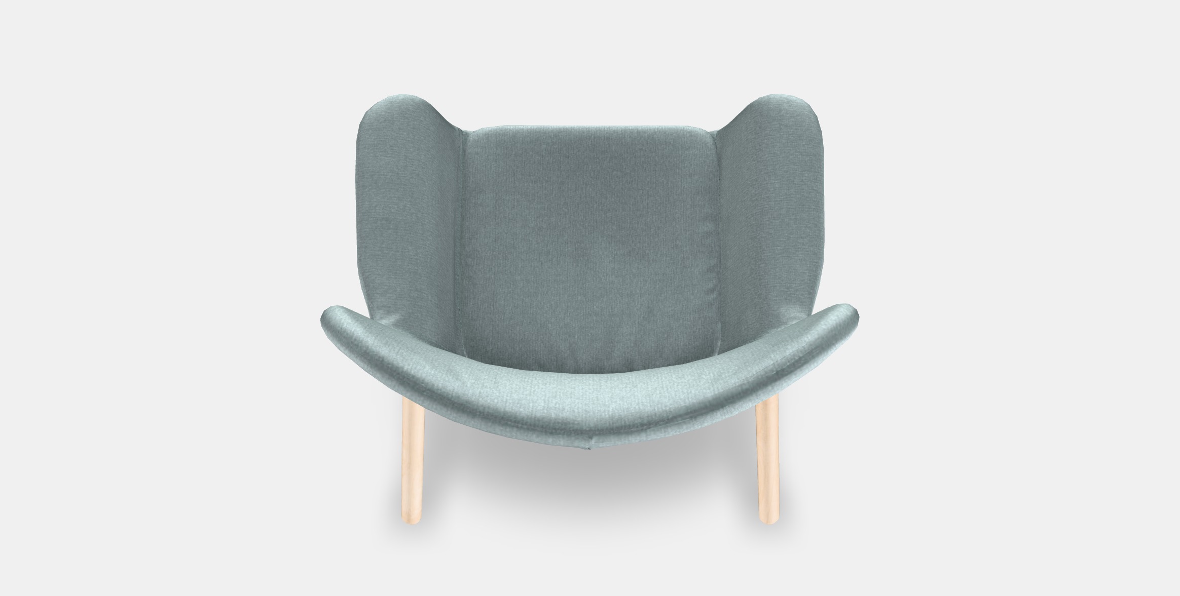 VEDBO High back armchair 1 Low-poly 3D model_3