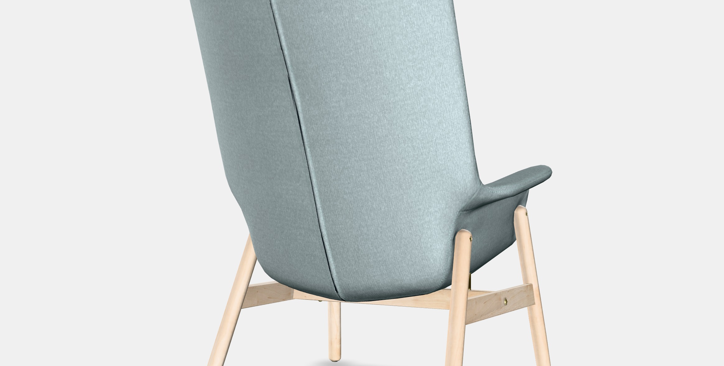 VEDBO High back armchair 1 Low-poly 3D model_10