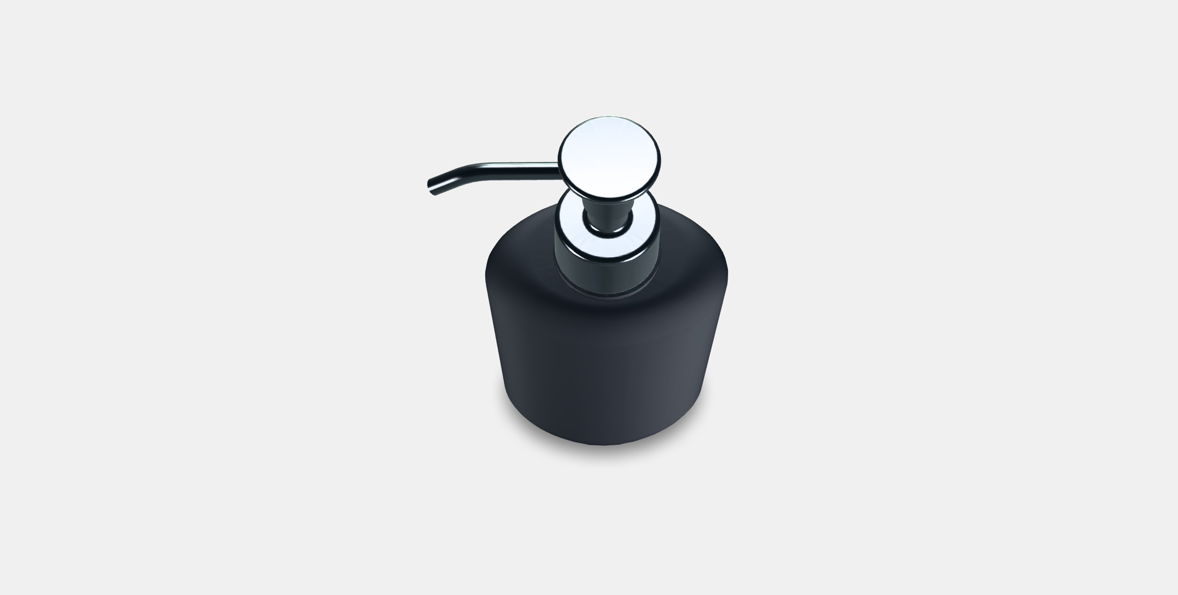 EKOLN Soap dispenser Low-poly 3D model_2