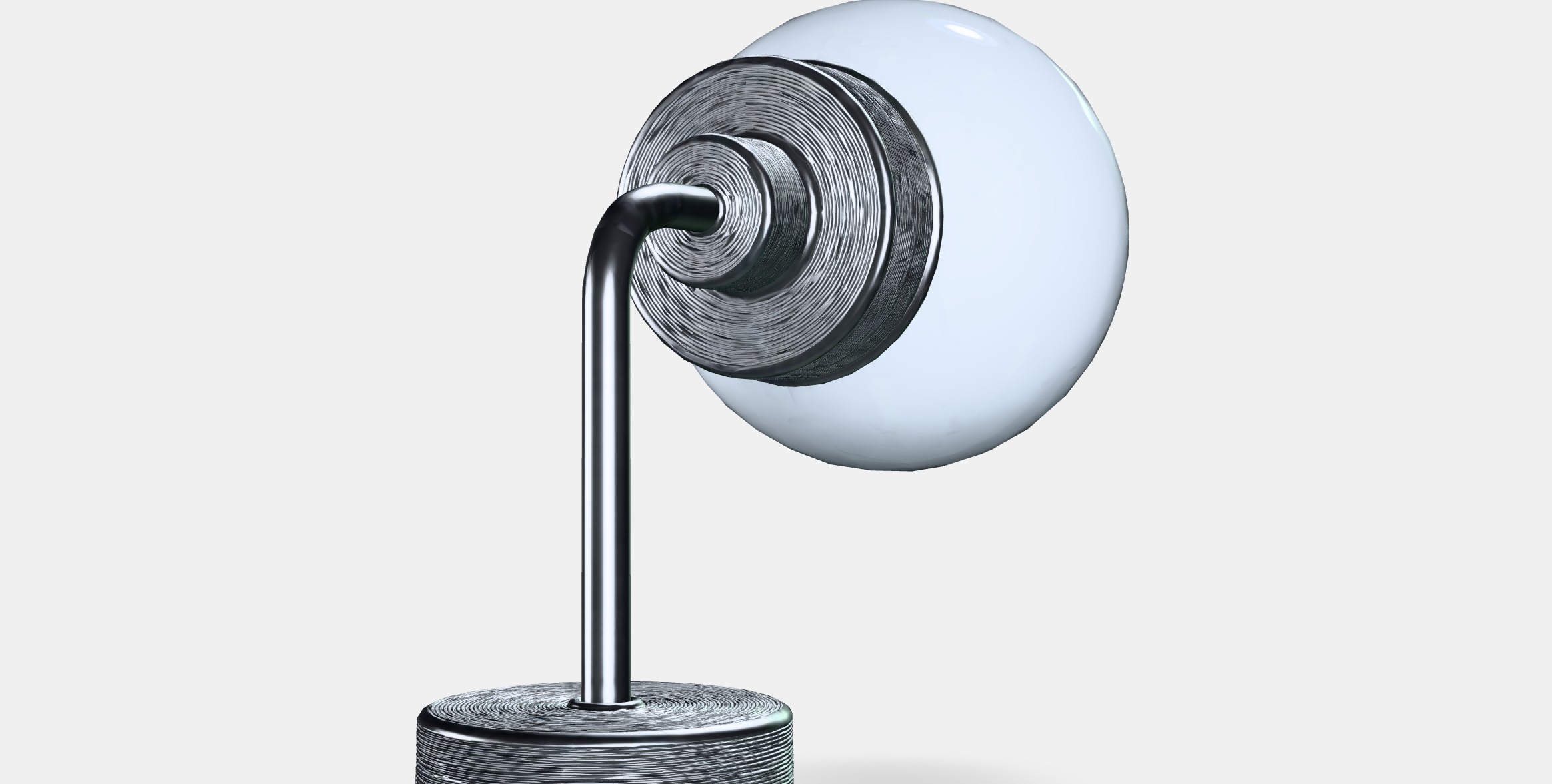 FRIHULT Wall lamp 2 Low-poly 3D model_7