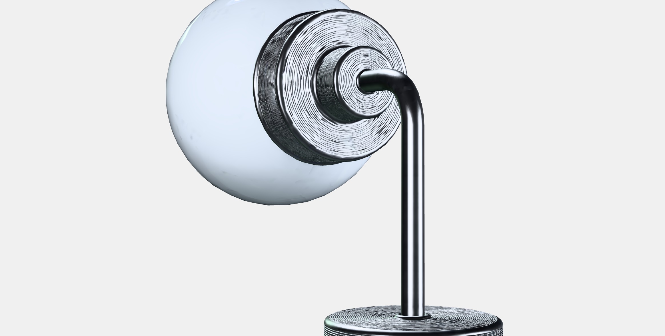 FRIHULT Wall lamp 2 Low-poly 3D model_2