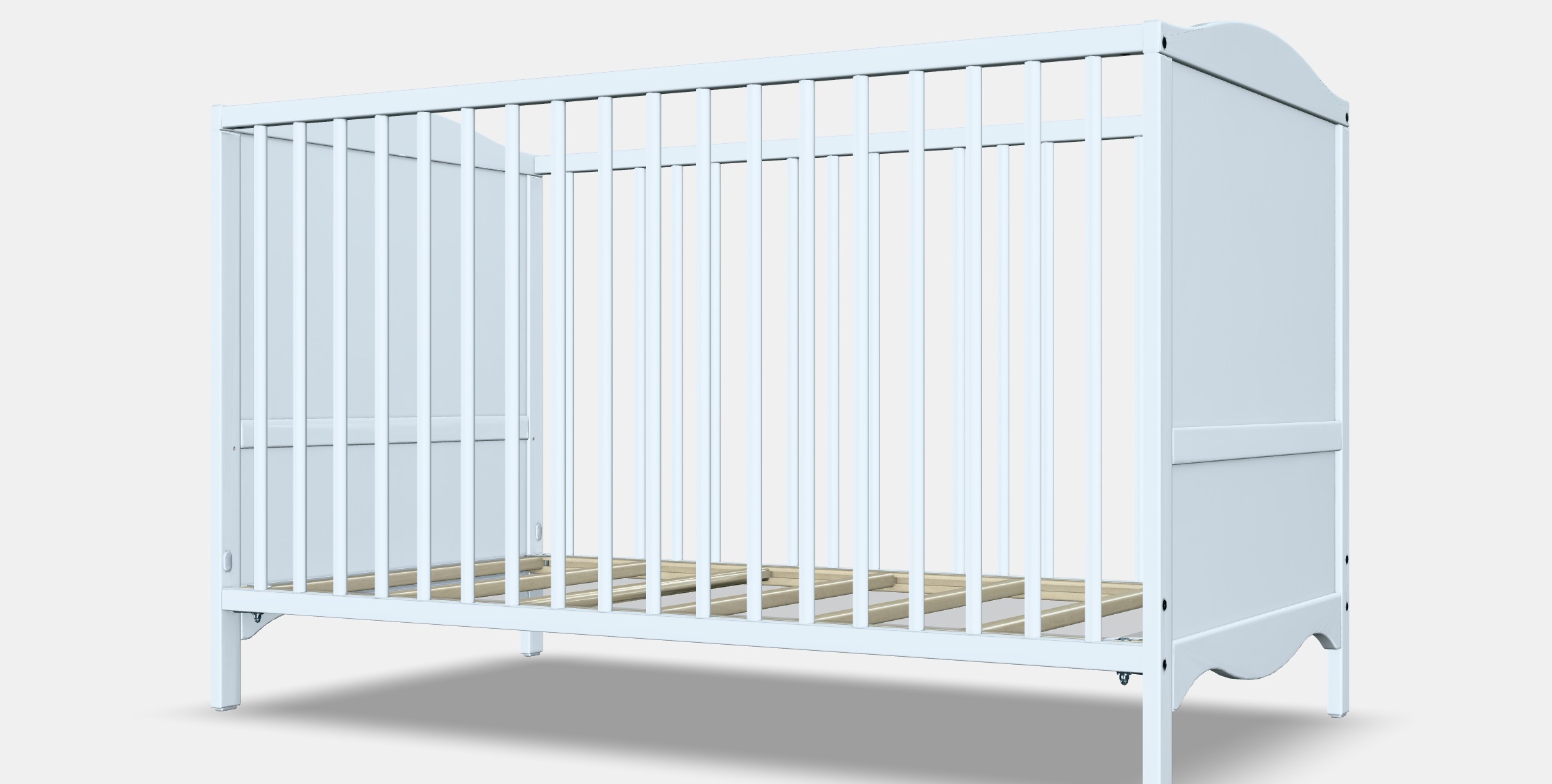 SMAGORA Crib Low-poly 3D model_5