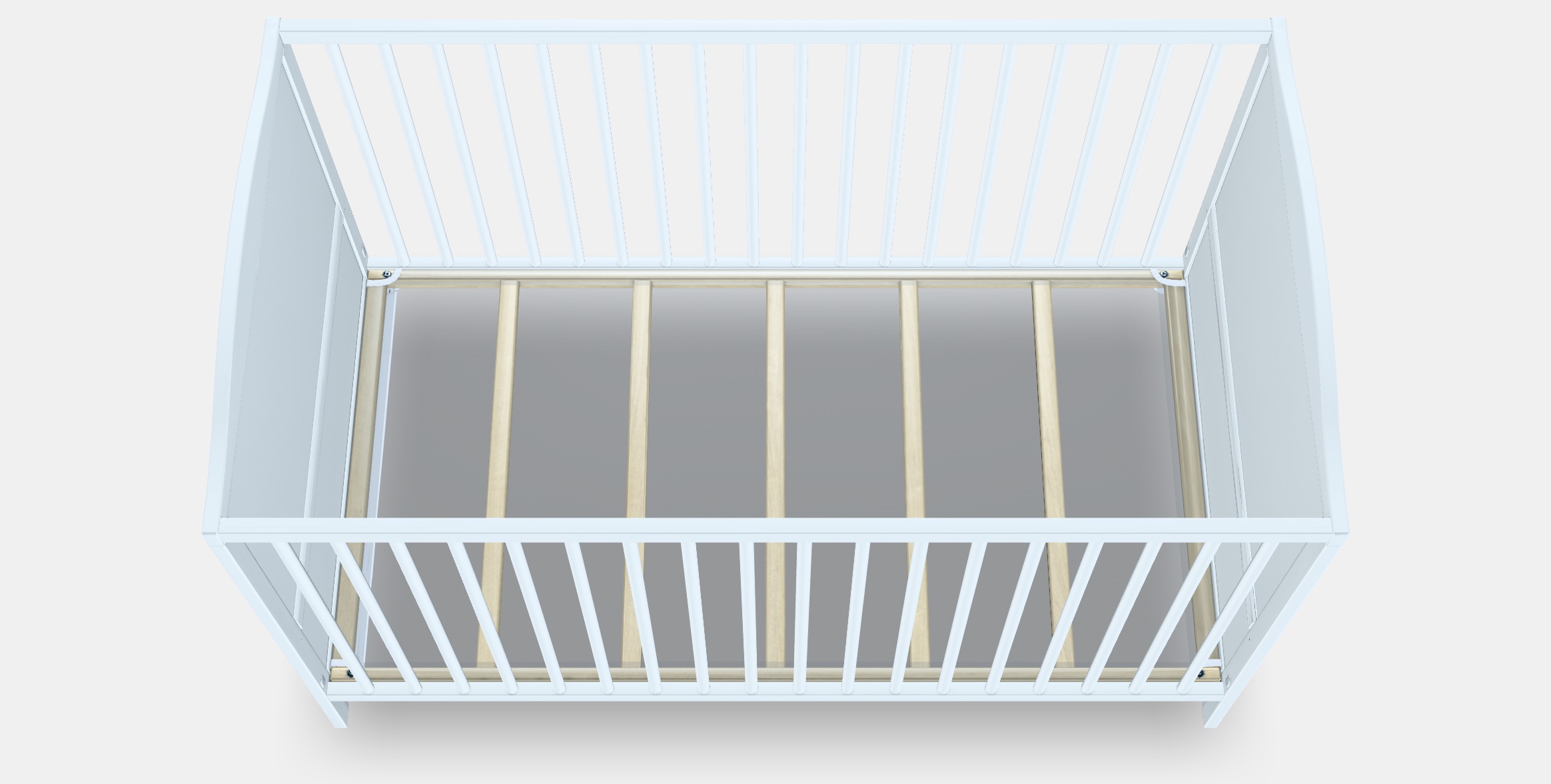 SMAGORA Crib Low-poly 3D model_3