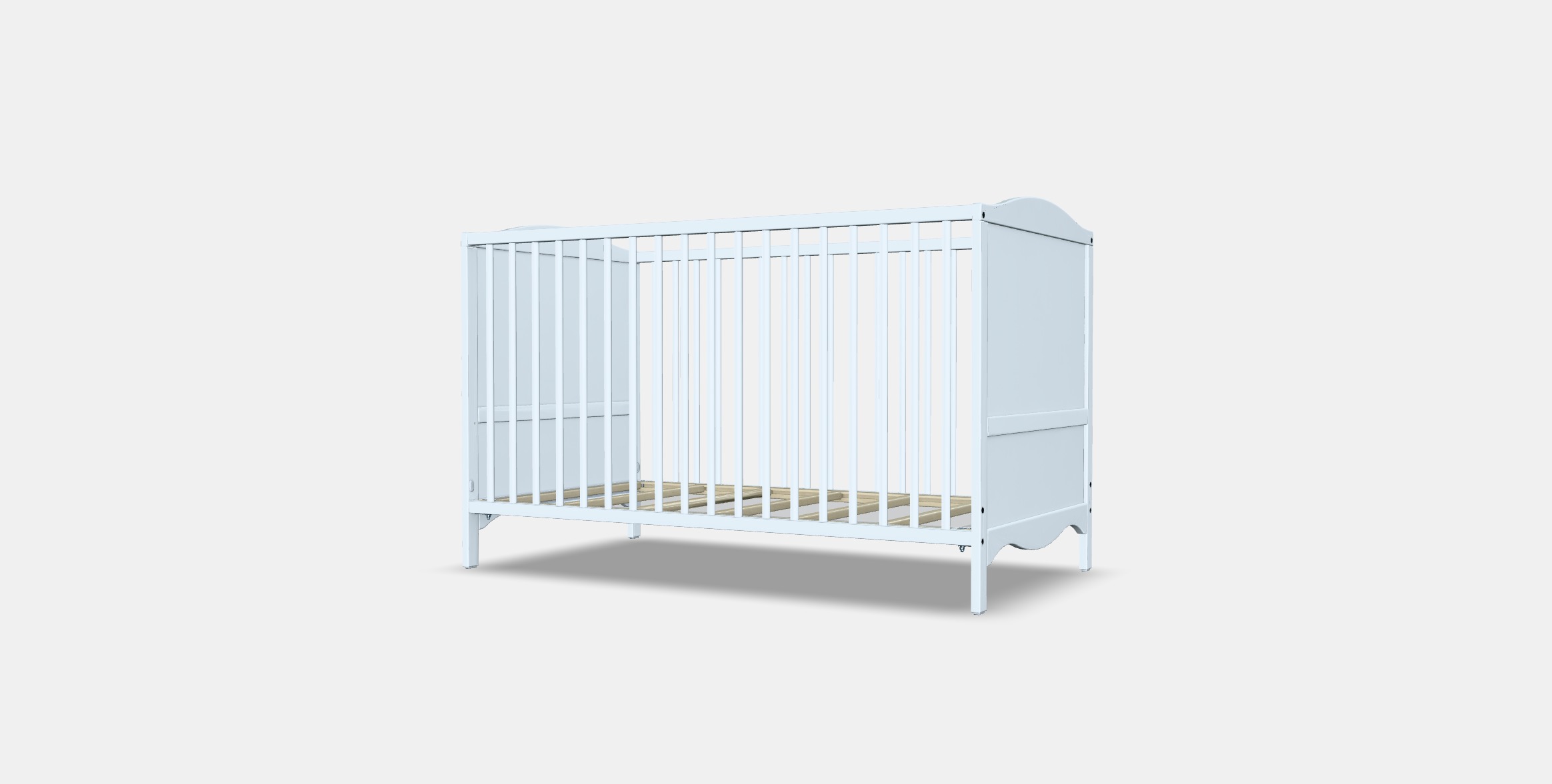 SMAGORA Crib Low-poly 3D model_4