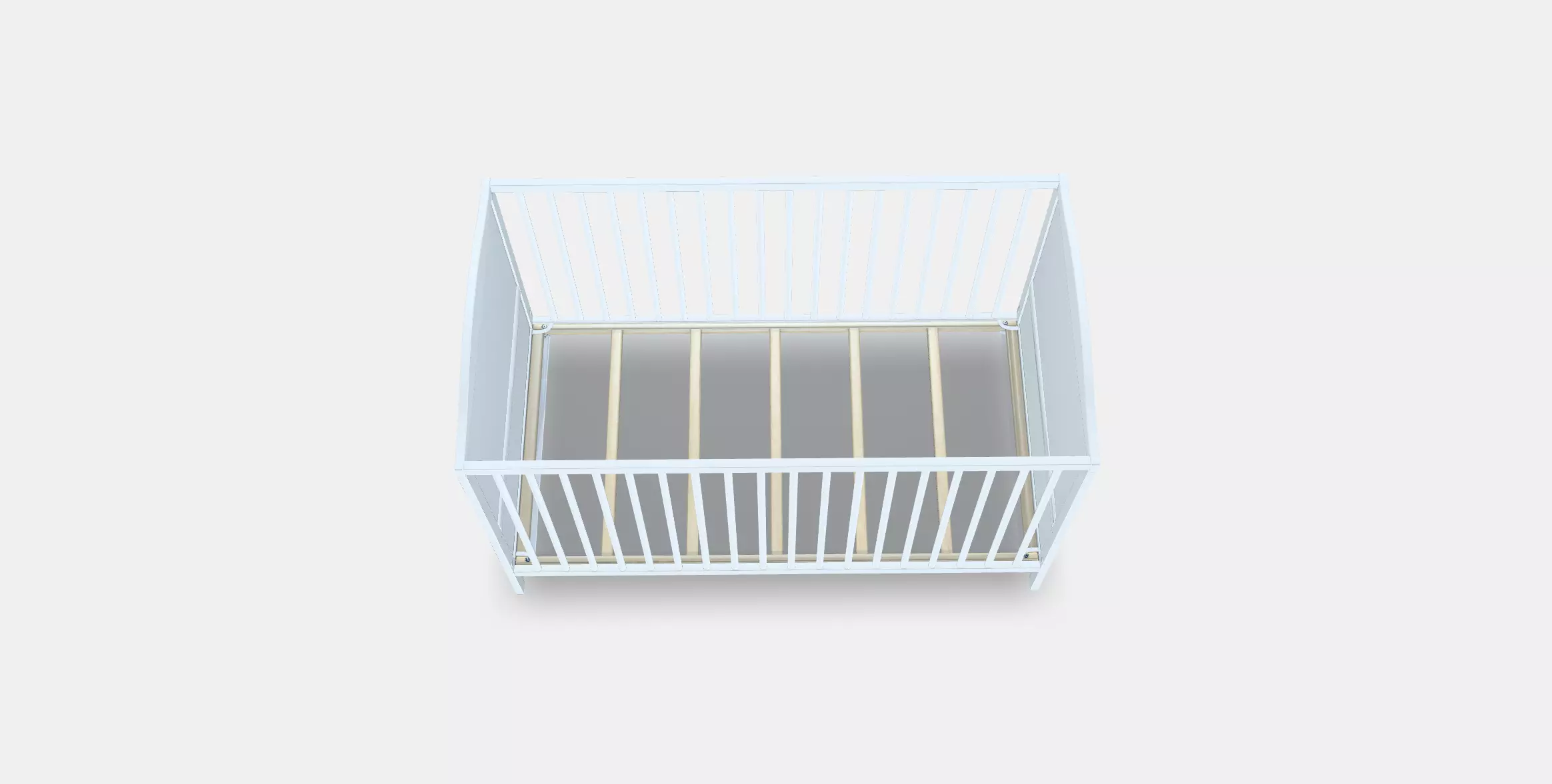 SMAGORA Crib Low-poly 3D model_0