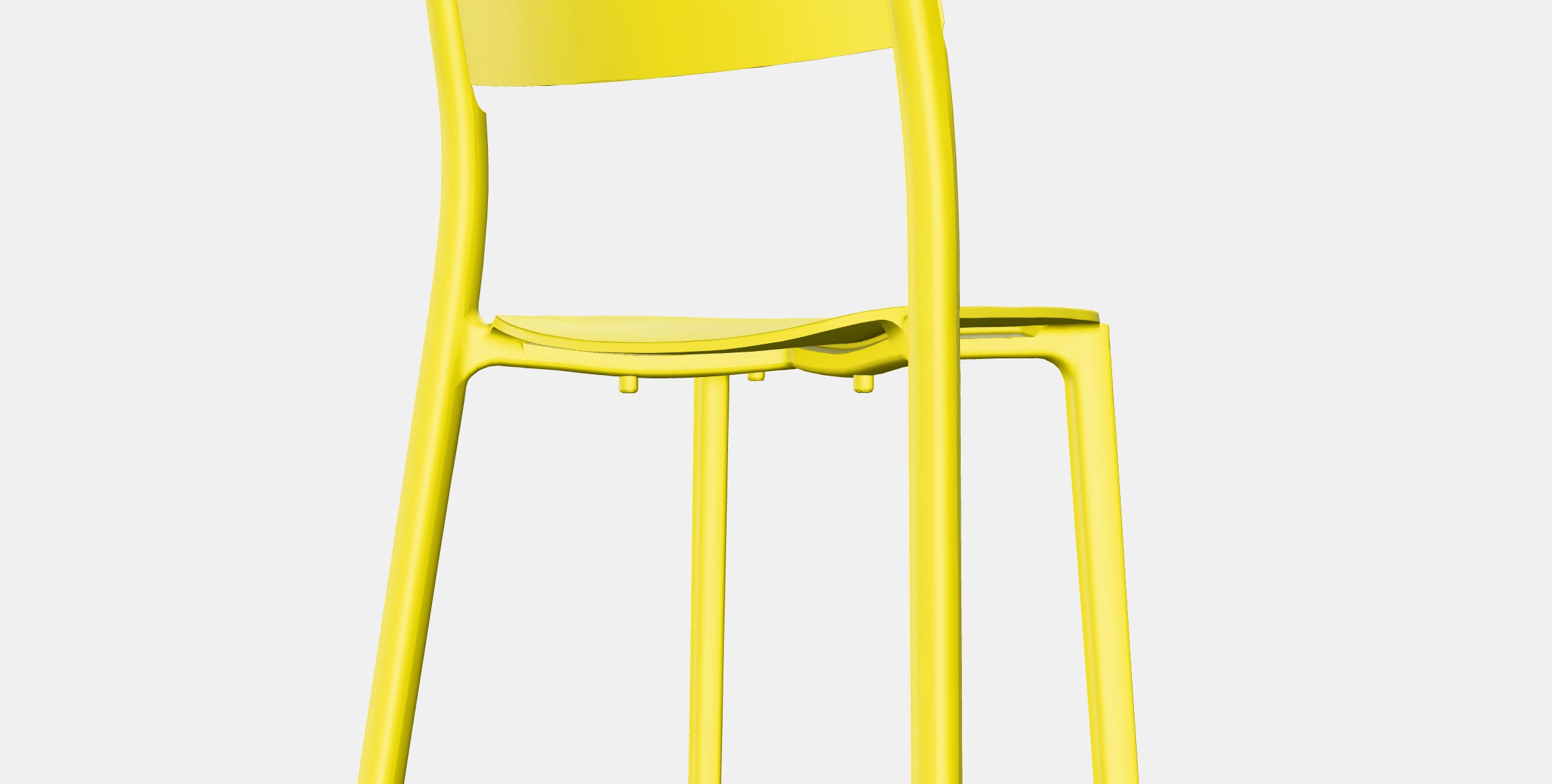 JANINGE Chair Low-poly 3D model_6