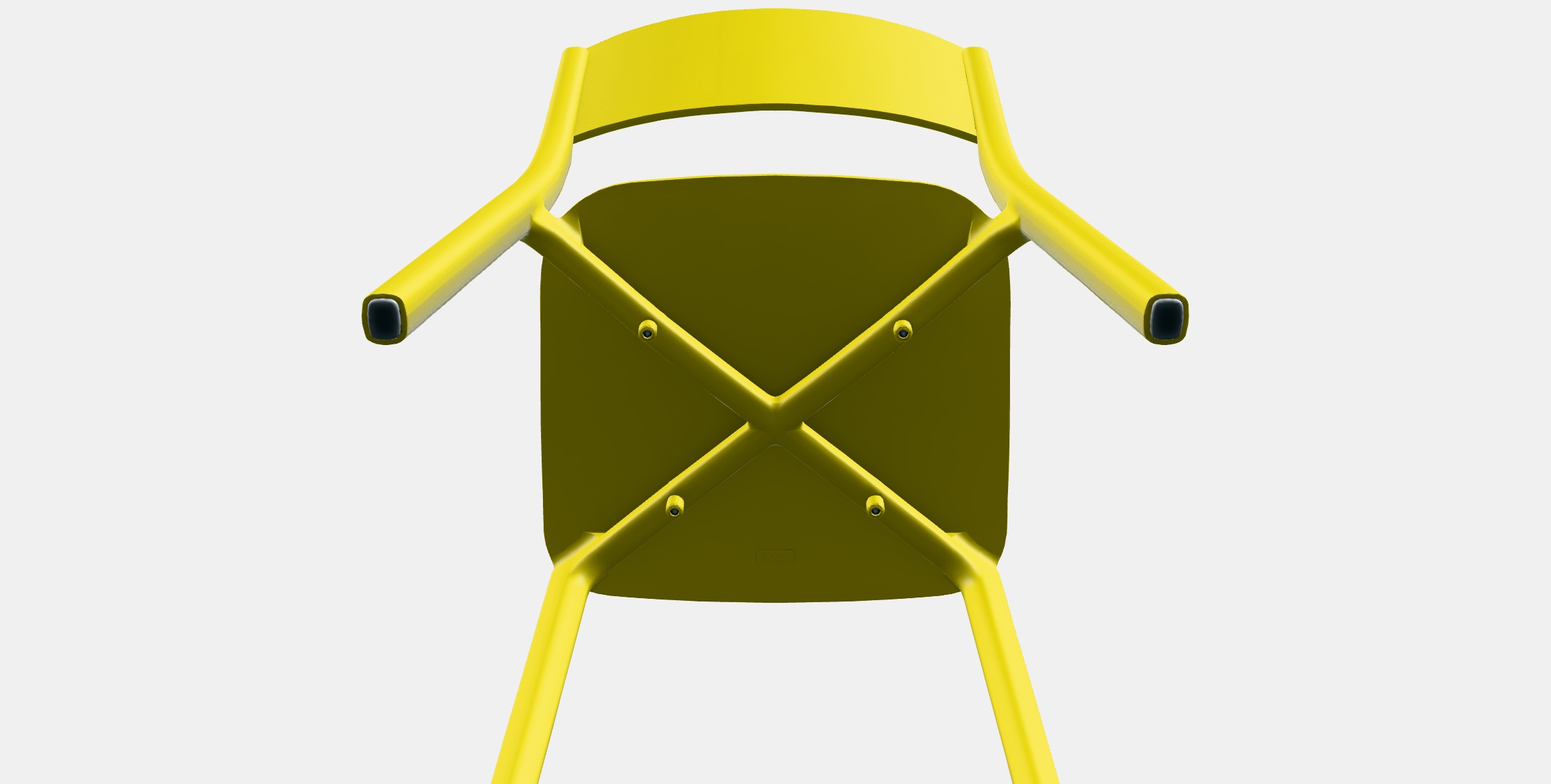 JANINGE Chair Low-poly 3D model_8