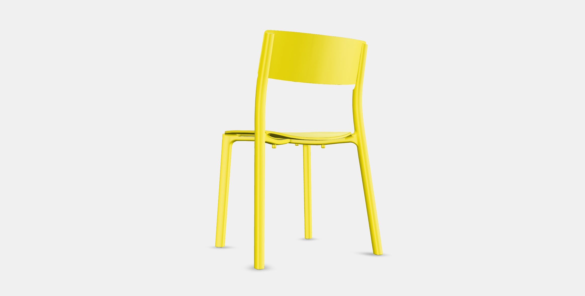 JANINGE Chair Low-poly 3D model_16