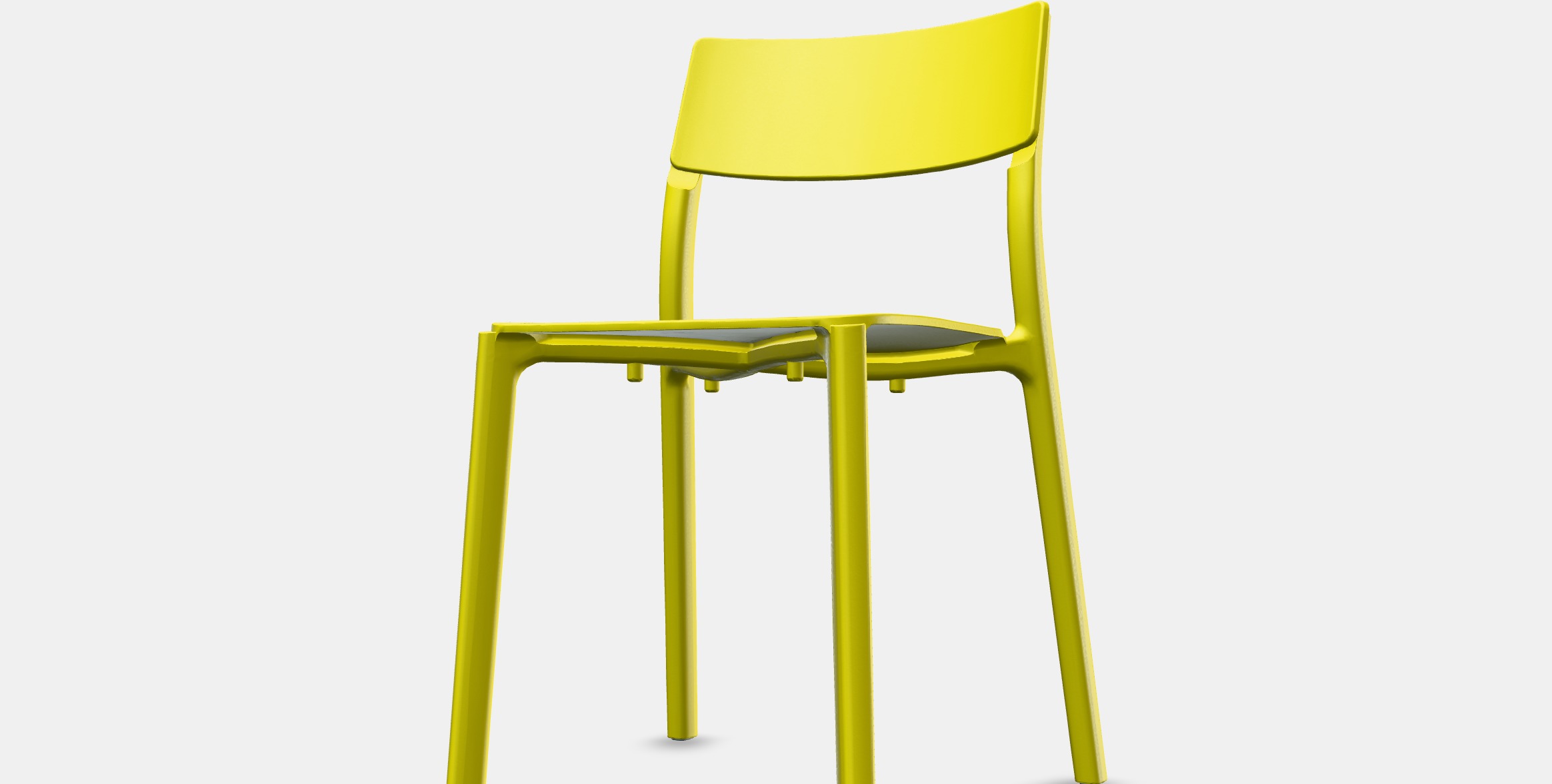 JANINGE Chair Low-poly 3D model_13