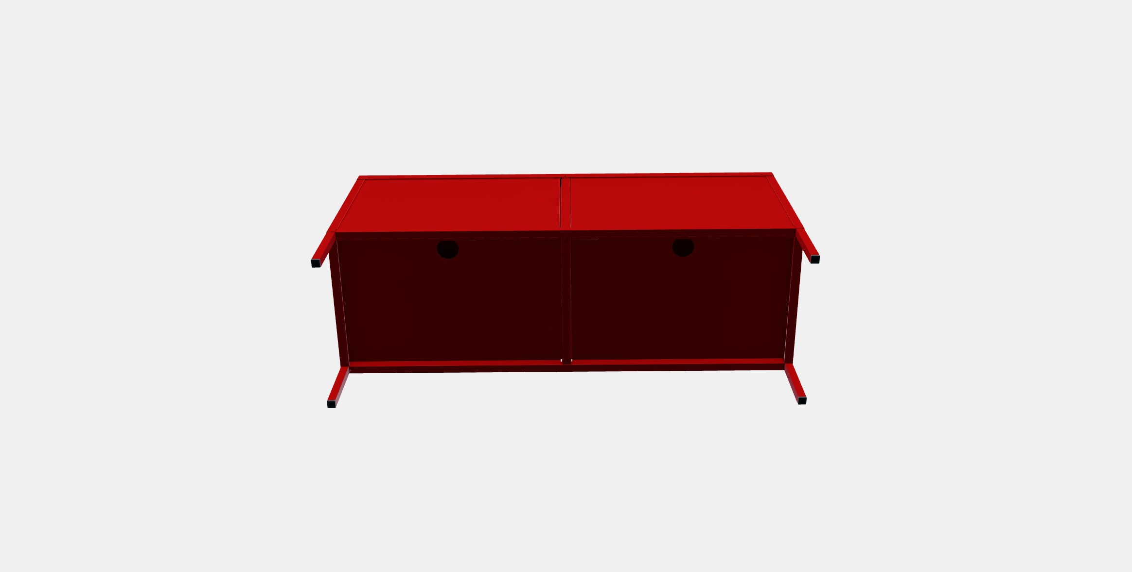 IKEA PS Cabinet 2 Low-poly 3D model_7