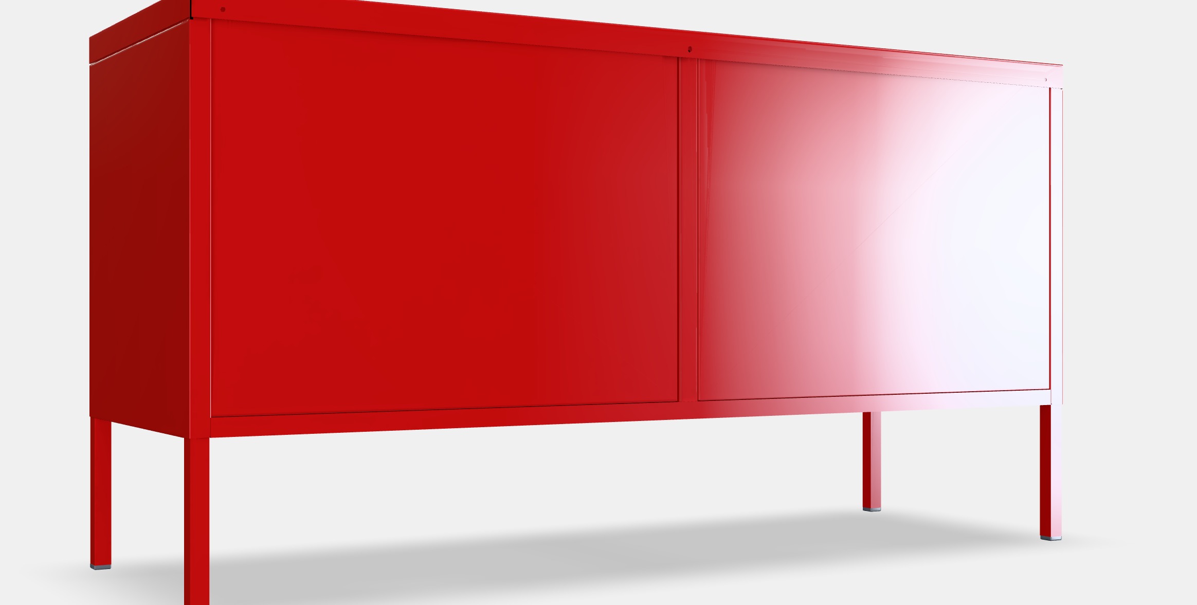 IKEA PS Cabinet 2 Low-poly 3D model_2