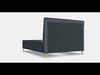 IDANAS Upholstered bed with storage Low-poly 3D model_1
