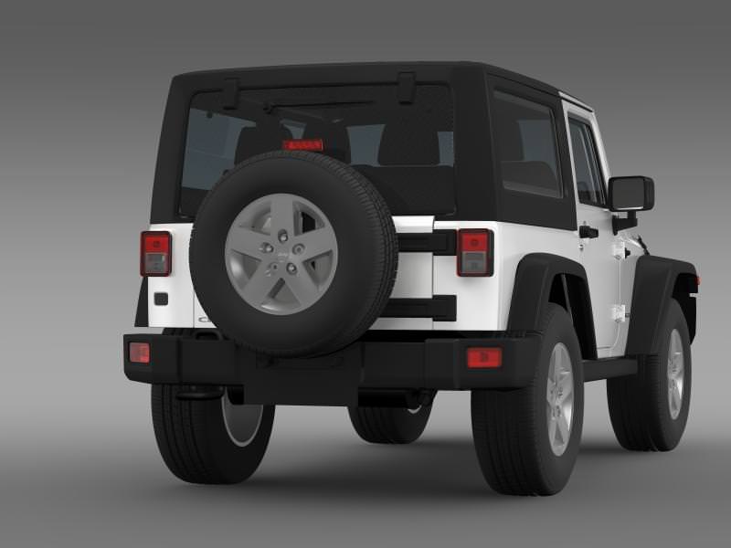 Jeep Wrangler Rubicon 2012 3D model_7