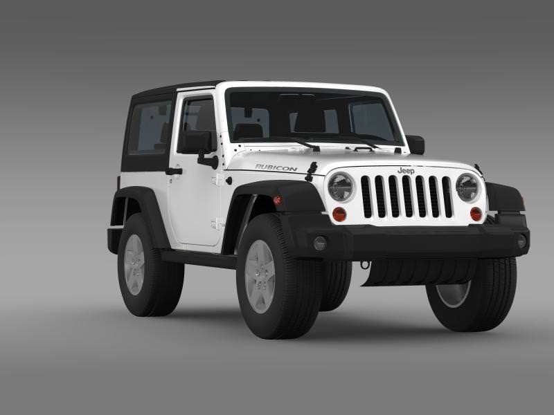 Jeep Wrangler Rubicon 2012 3D model_13