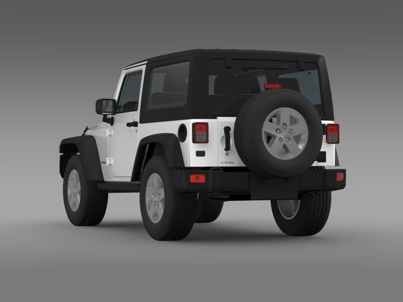 Jeep Wrangler Rubicon 2012 3D model_8