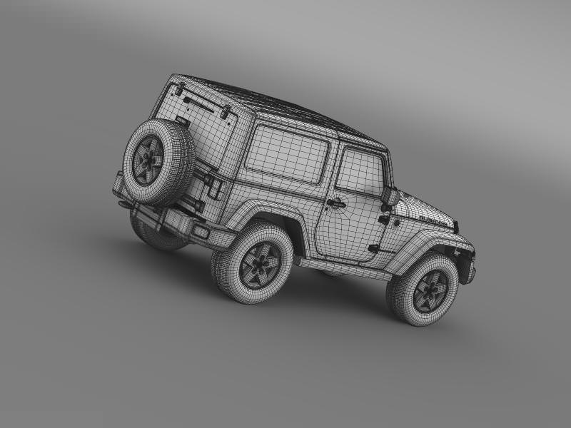 Jeep Wrangler Rubicon 2012 3D model_18