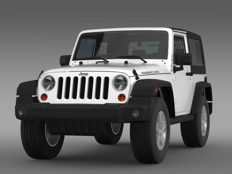 Jeep Wrangler Rubicon 2012 3D model_1