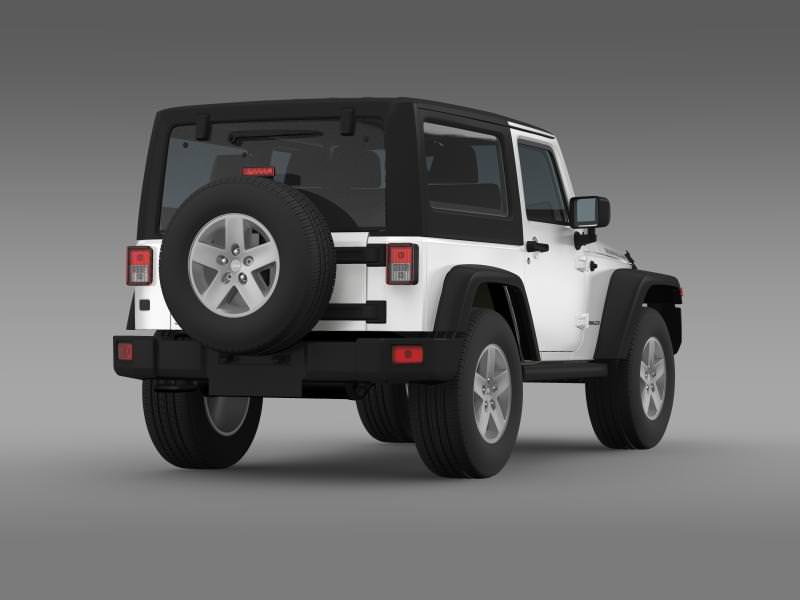 Jeep Wrangler Rubicon 2012 3D model_9
