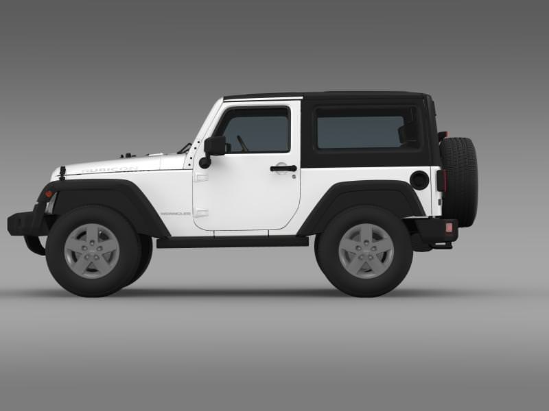 Jeep Wrangler Rubicon 2012 3D model_5