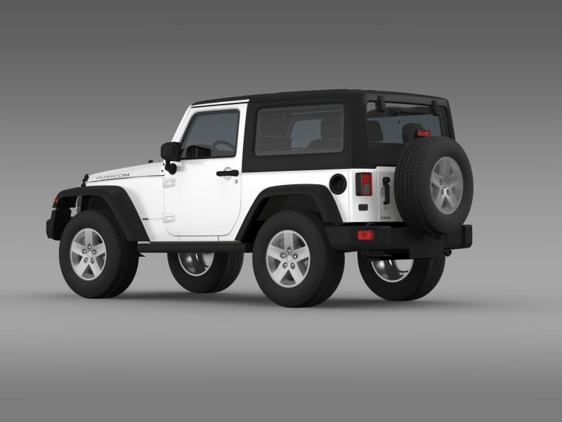 Jeep Wrangler Rubicon 2012 3D model_6