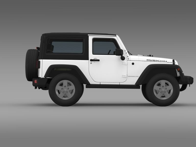 Jeep Wrangler Rubicon 2012 3D model_11