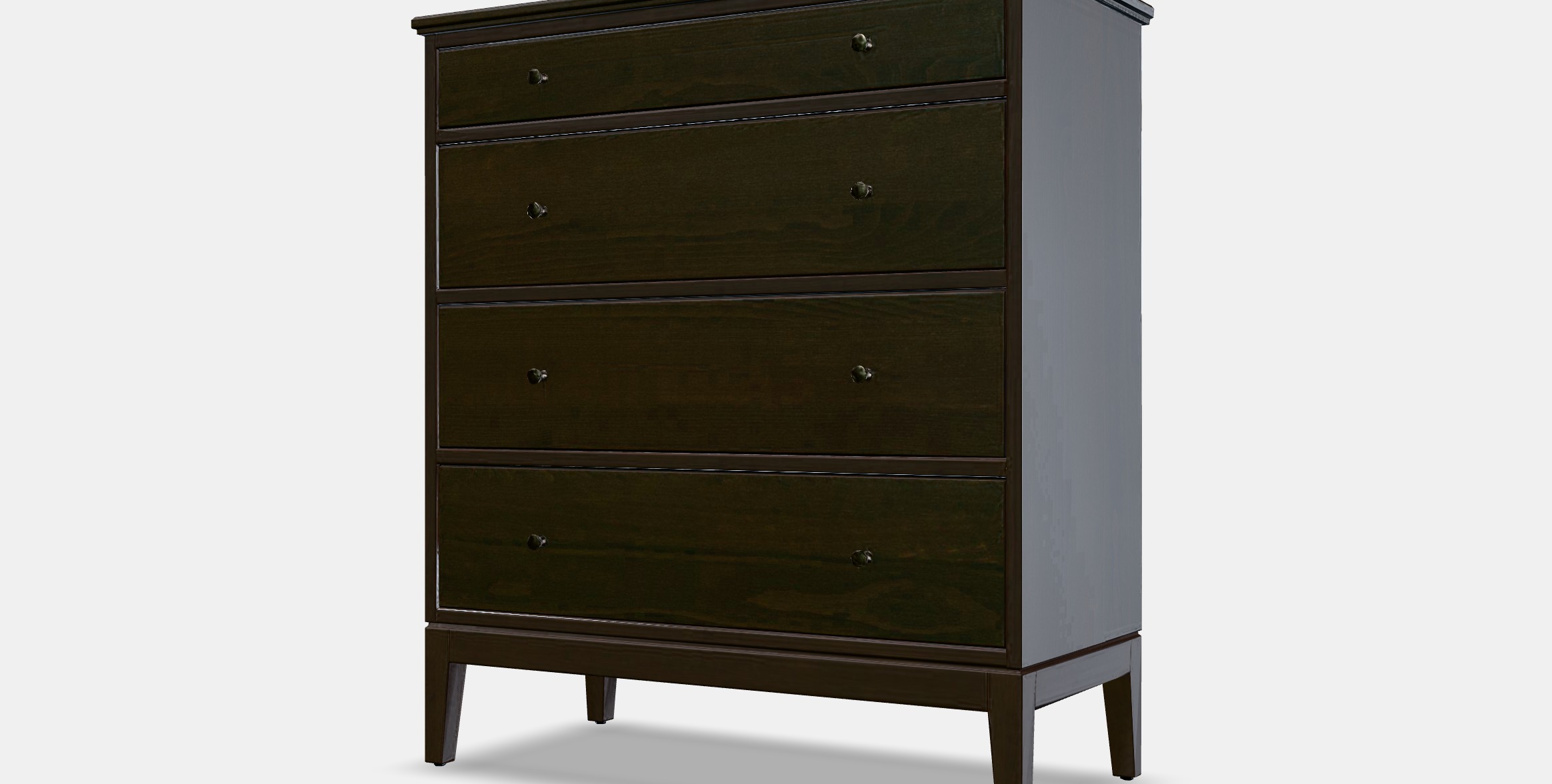 IDANAS Chest of 4 drawers 1 Low-poly 3D model_13