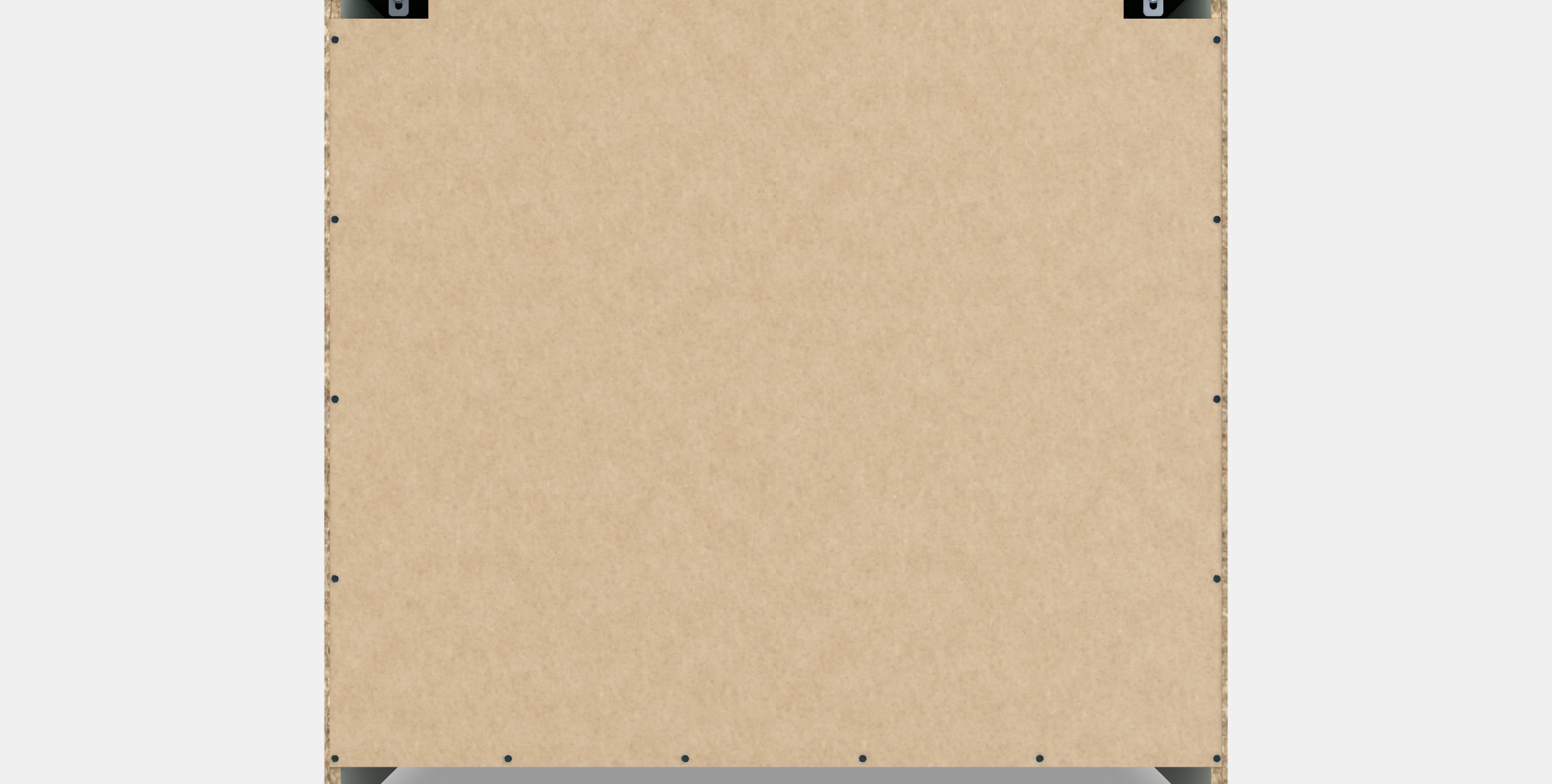 GURSKEN Chest of 3 drawers Low-poly 3D model_15