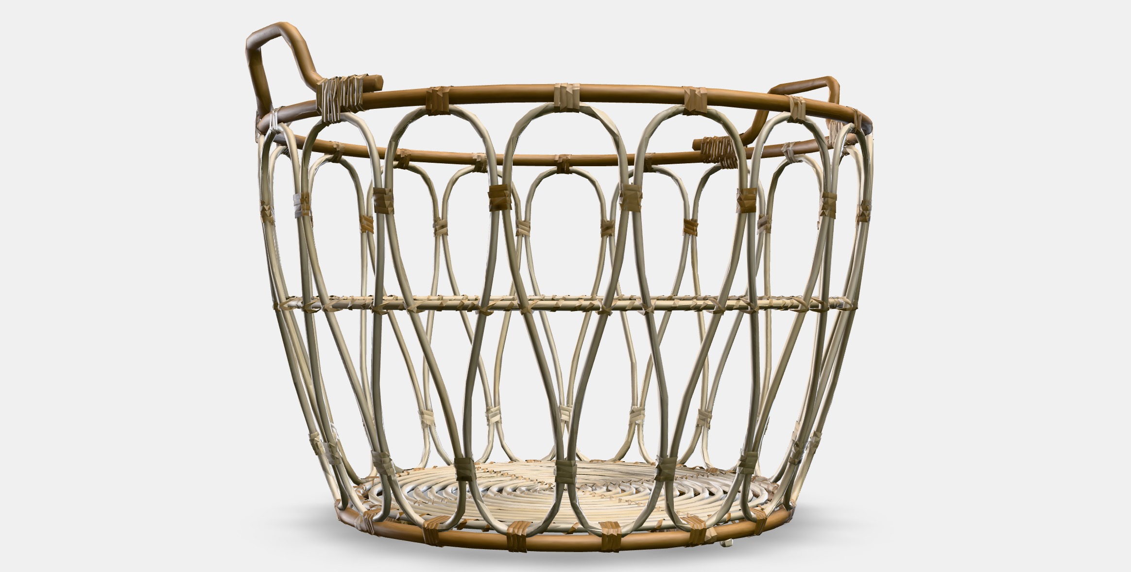 SNIDAD Basket Low-poly 3D model_8