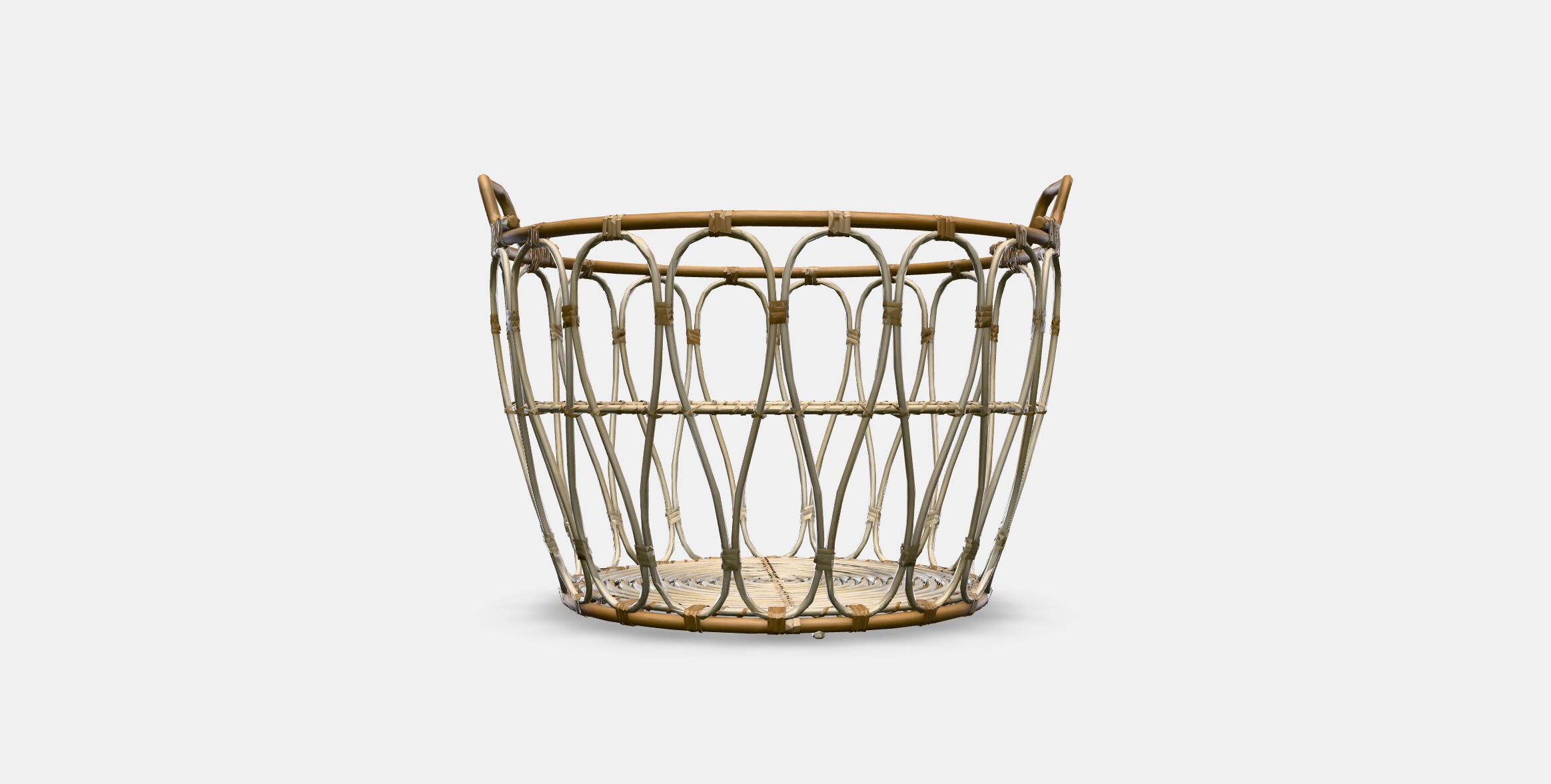 SNIDAD Basket Low-poly 3D model_10