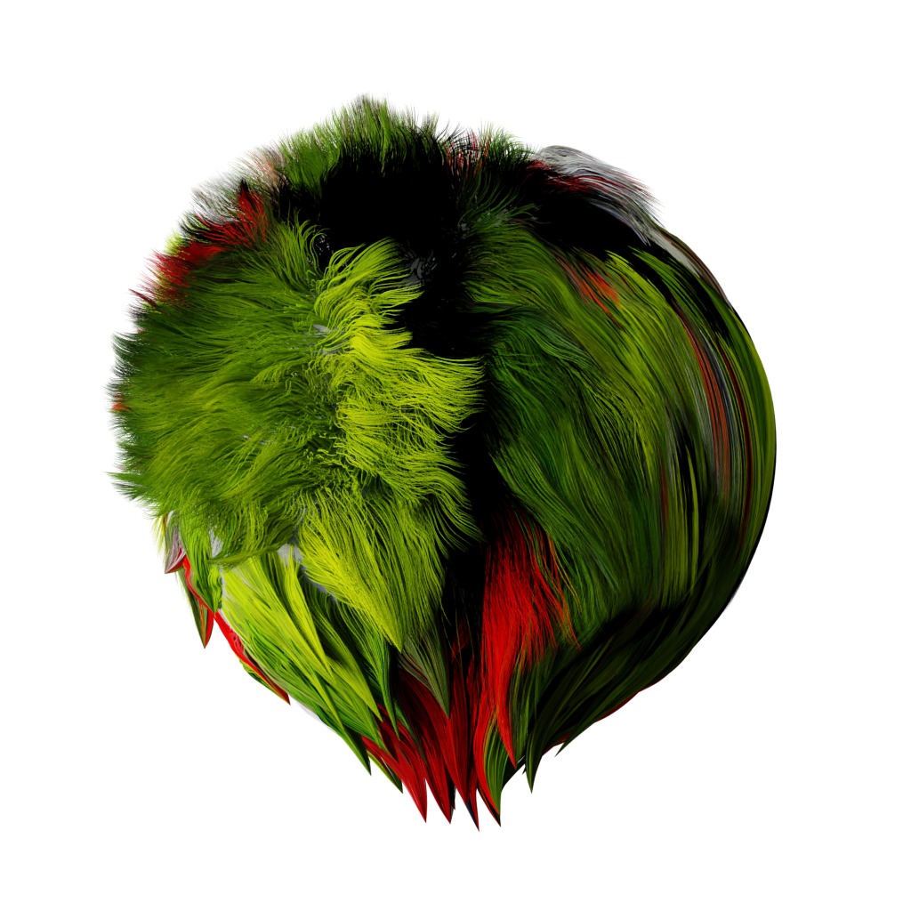 Yellow Bibbed Lory Parrot Bird Low-poly 3D model_15