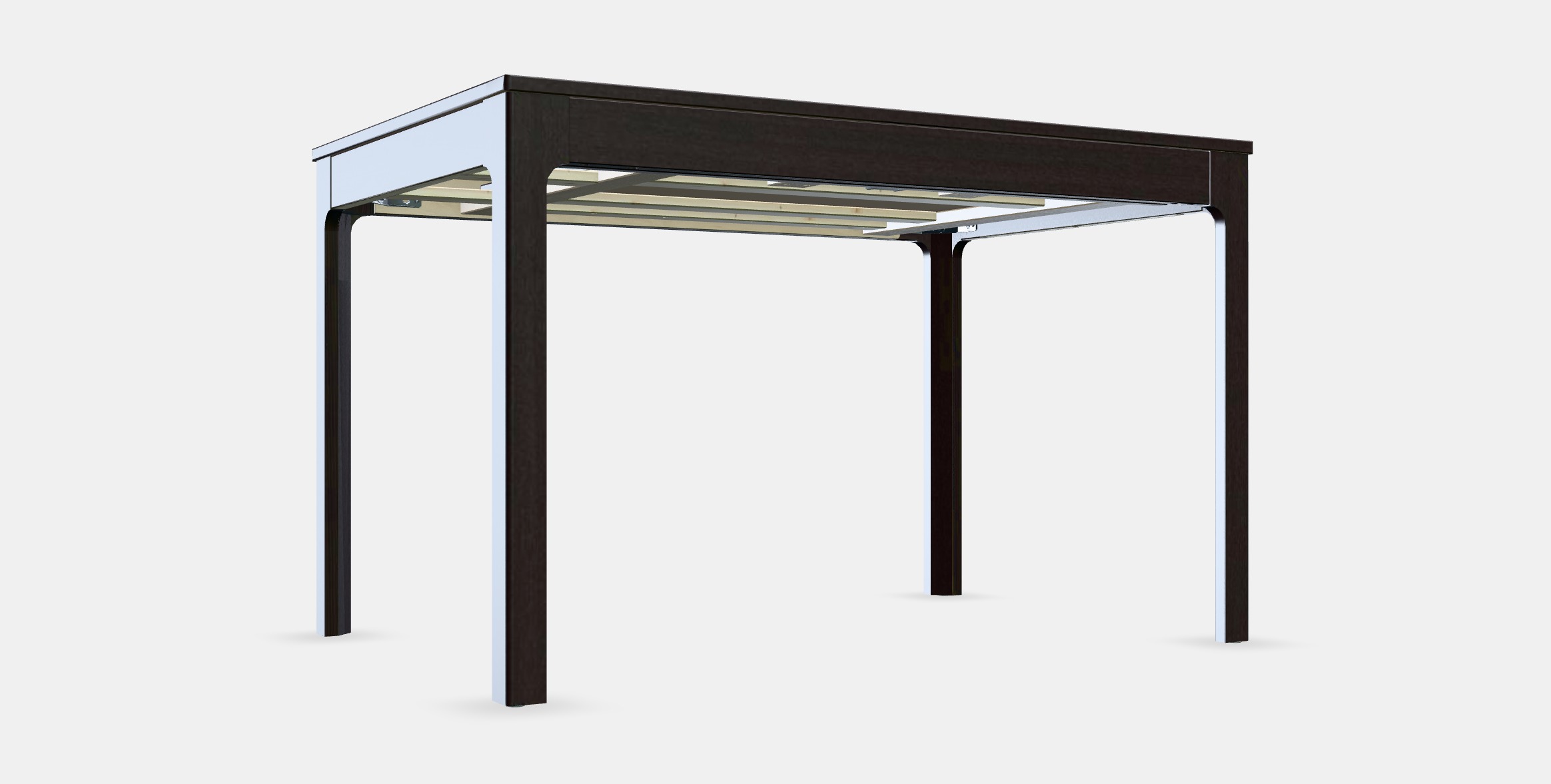 EKEDALEN Extendable table 4 Low-poly 3D model_7