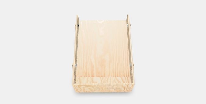 KLAMMEMACKA Letter tray Low-poly 3D model